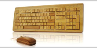 竹键盘和鼠标