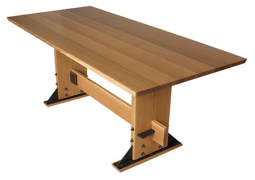 复古木材桌