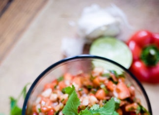 素食墨西哥辣椒豆沙拉
