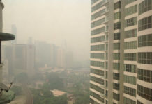 视图从吉隆坡城市中心。
