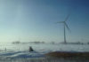 在加拿大的风力涡轮机