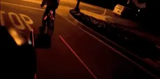 自行车道激光
