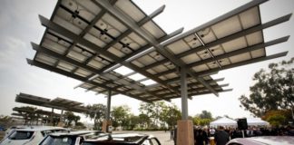 圣地亚哥动物园电动汽车充电太阳能电池板beplay苹果官网