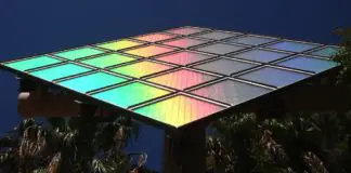 彩色太阳能电池板