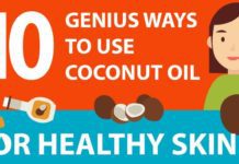 10种使用椰子油健康皮肤的天才方法
